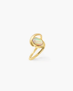 PALLAS Opal Ring | Sterling Silber + 18 Karat Goldplattierung