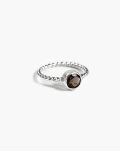 RHEA Rauchquarz Ring | Sterling Silber