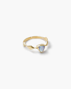 DIANA Onyx Ring | Sterling Silber & Goldplattierung