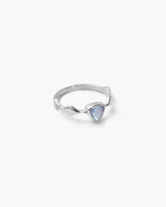 DIANA Onyx Ring | Sterling Silber & Goldplattierung